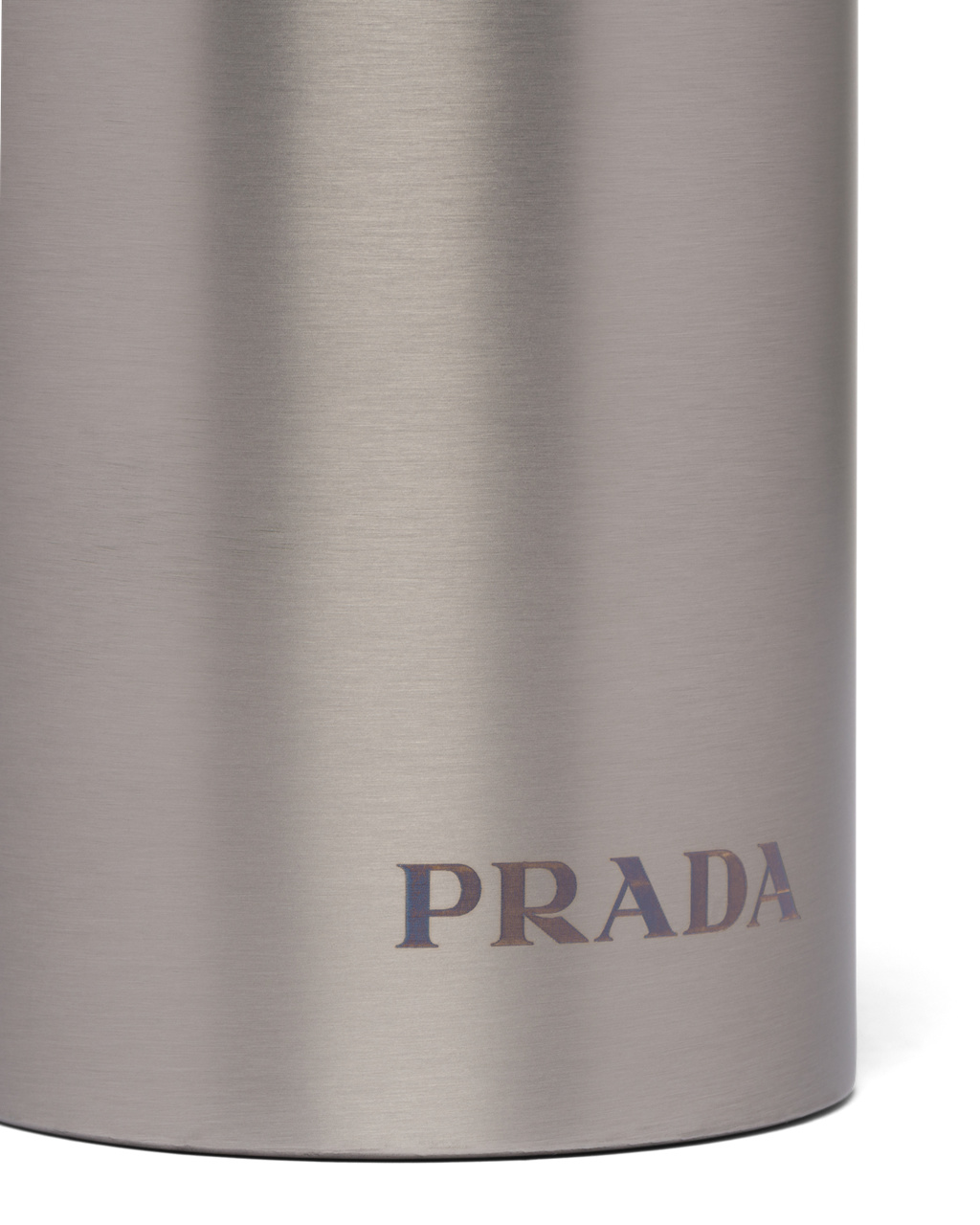 Prada Stainless Steel Water Bottle, 350 Ml Silver | 9348YMUKQ