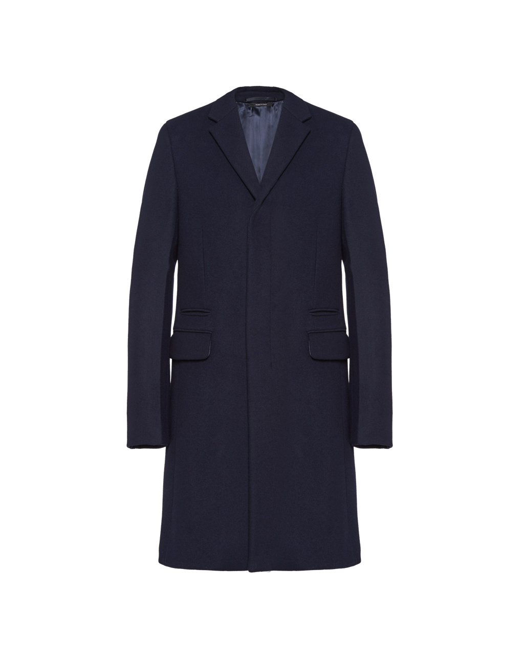 Prada Stretch Cloth Coat Navy | 7859WMKFT