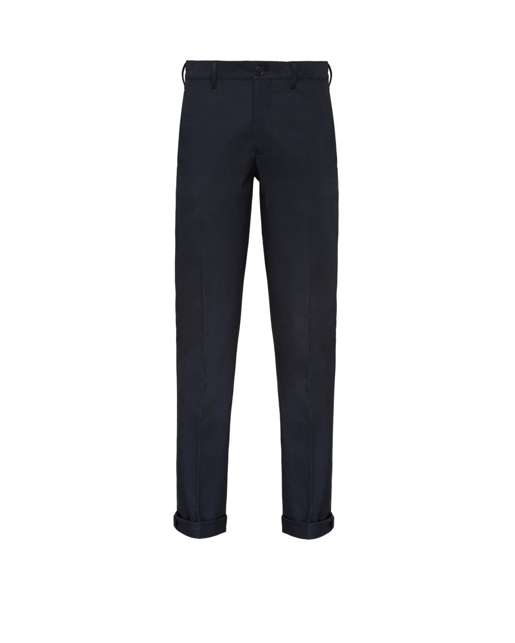 Prada Stretch Gabardine Trousers Navy | 4159JPNDG