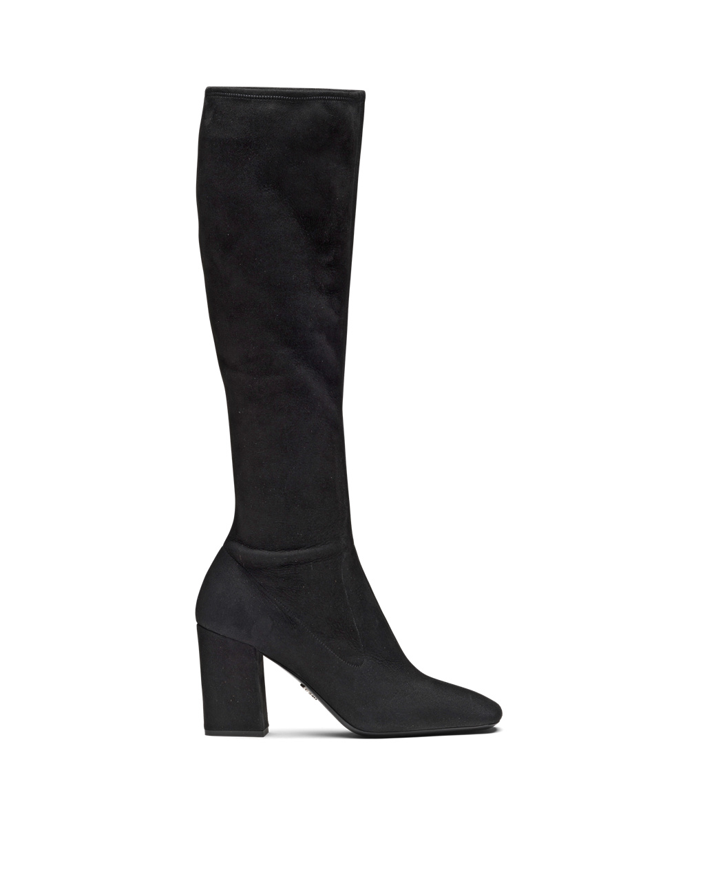 Prada Stretch Suede Boots Black | 0872SRNJE