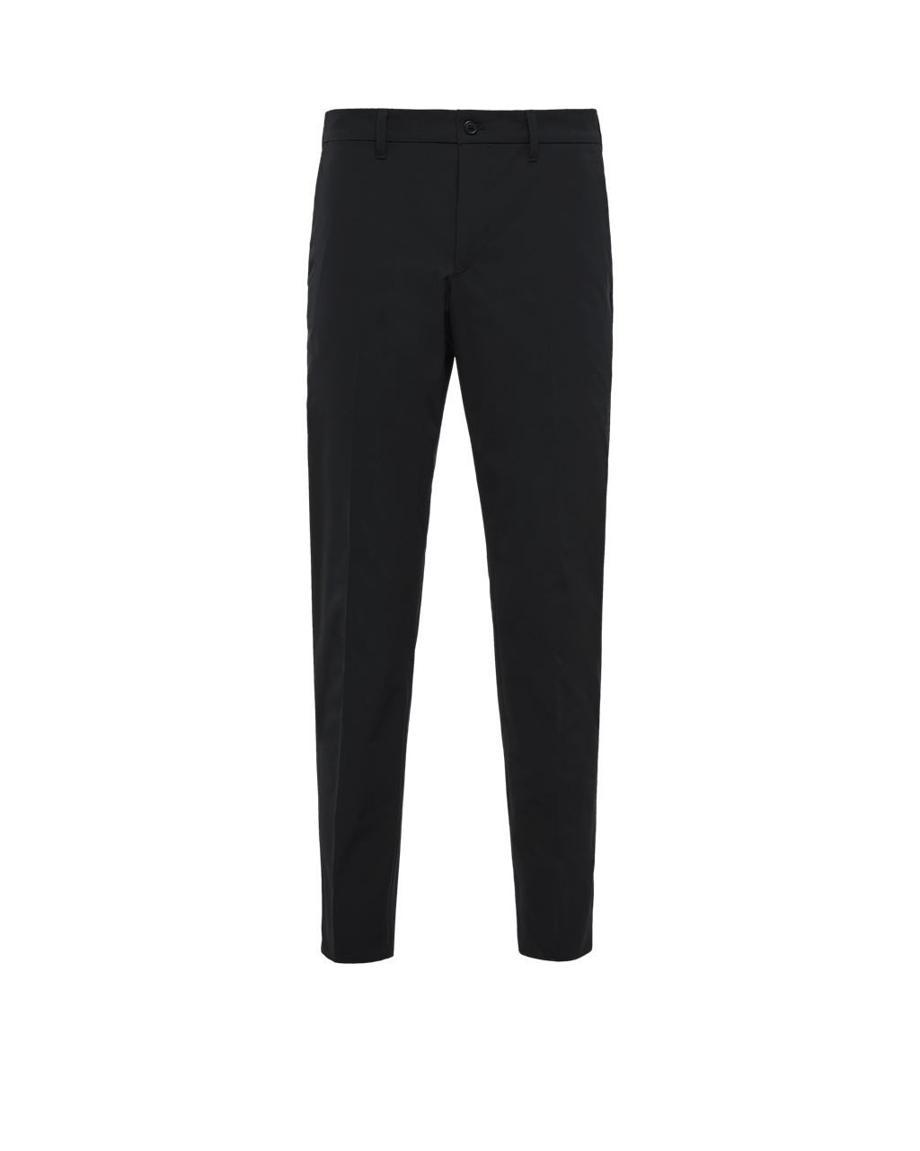 Prada Stretch Technical Fabric Trousers Black | 4102SURMD