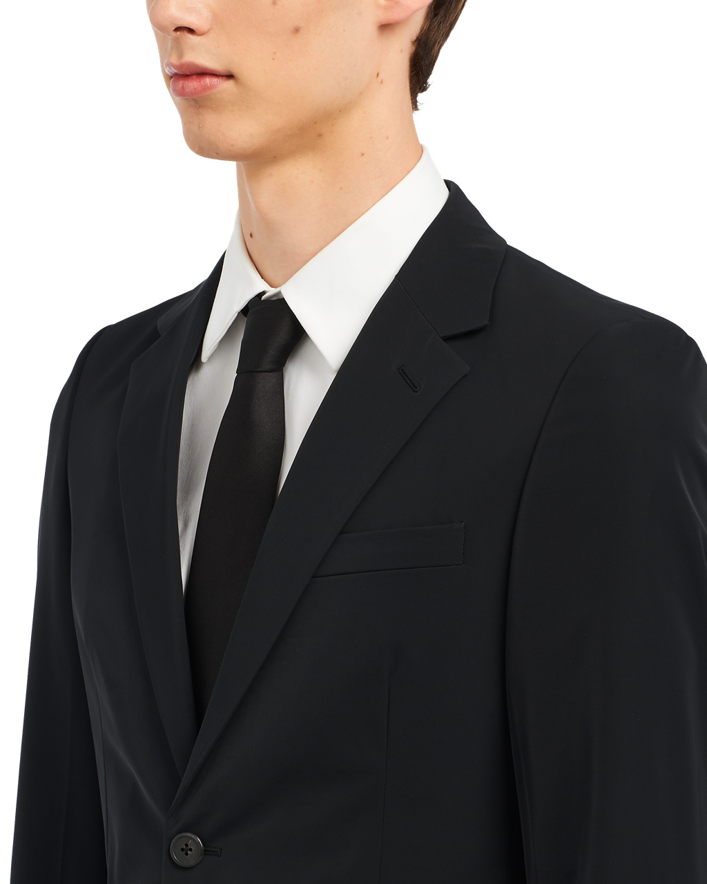 Prada Technical Fabric Single-breasted Suit Black | 1593UMIGJ