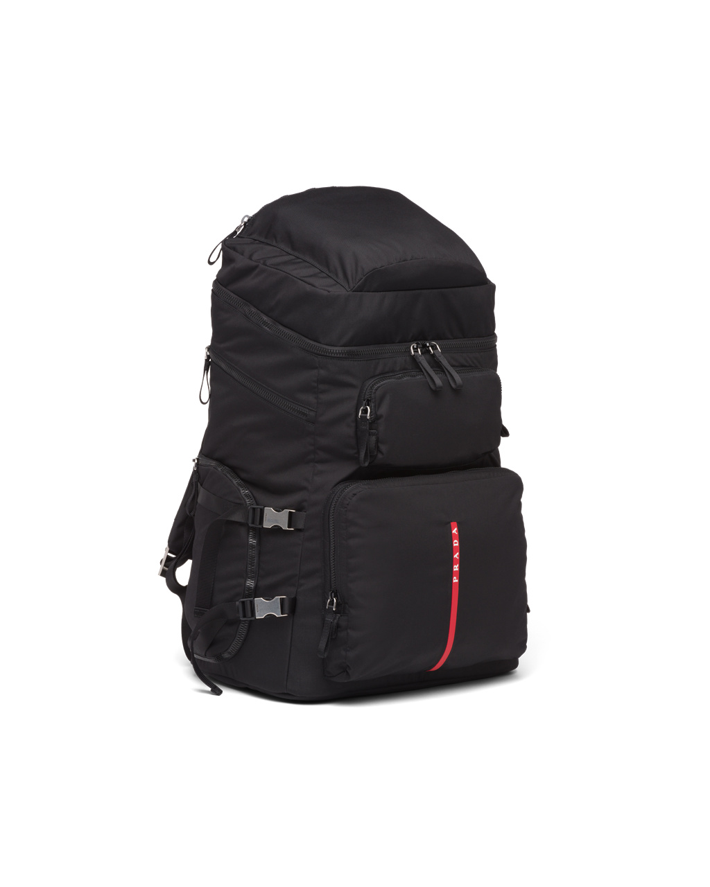 Prada Technical Fabric Ski Boot Backpack Black | 5612UIWMQ