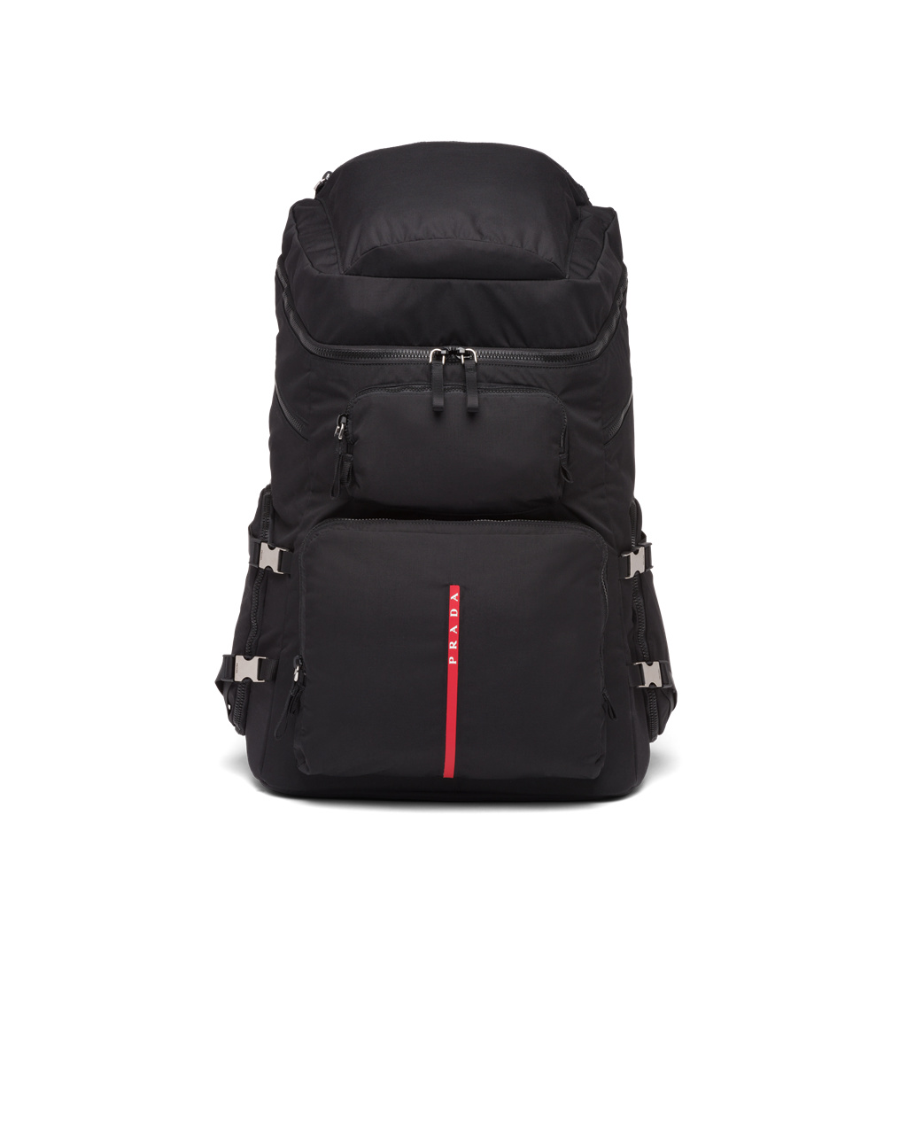 Prada Technical Fabric Ski Boot Backpack Black | 5612UIWMQ