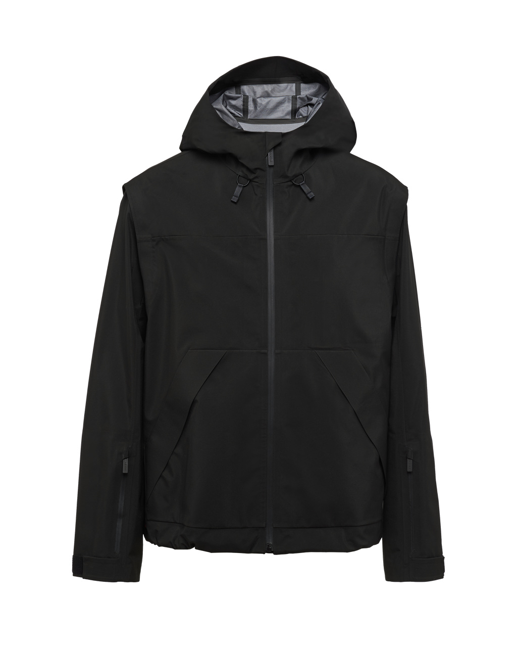 Prada Technical Fabric Windbreaker Black | 5402LEVFG