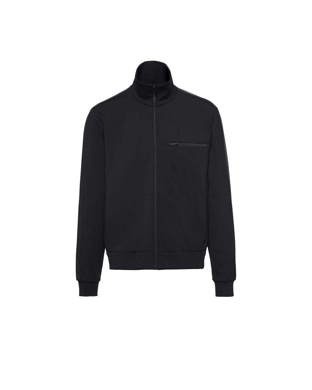 Prada Technical Fleece Jacket Black / Black | 1935RNHZS