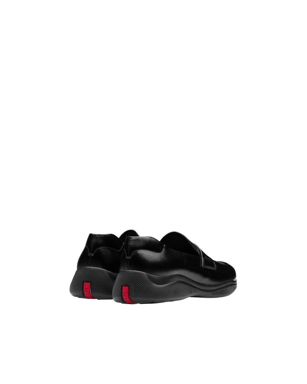 Prada Toblach Brushed Leather Slip-on Sneakers Black | 3810IEMDG