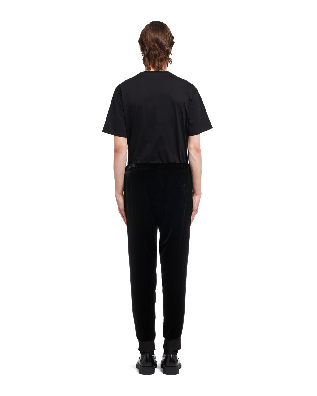 Prada Velvet Pants Black | 5982KRLBC