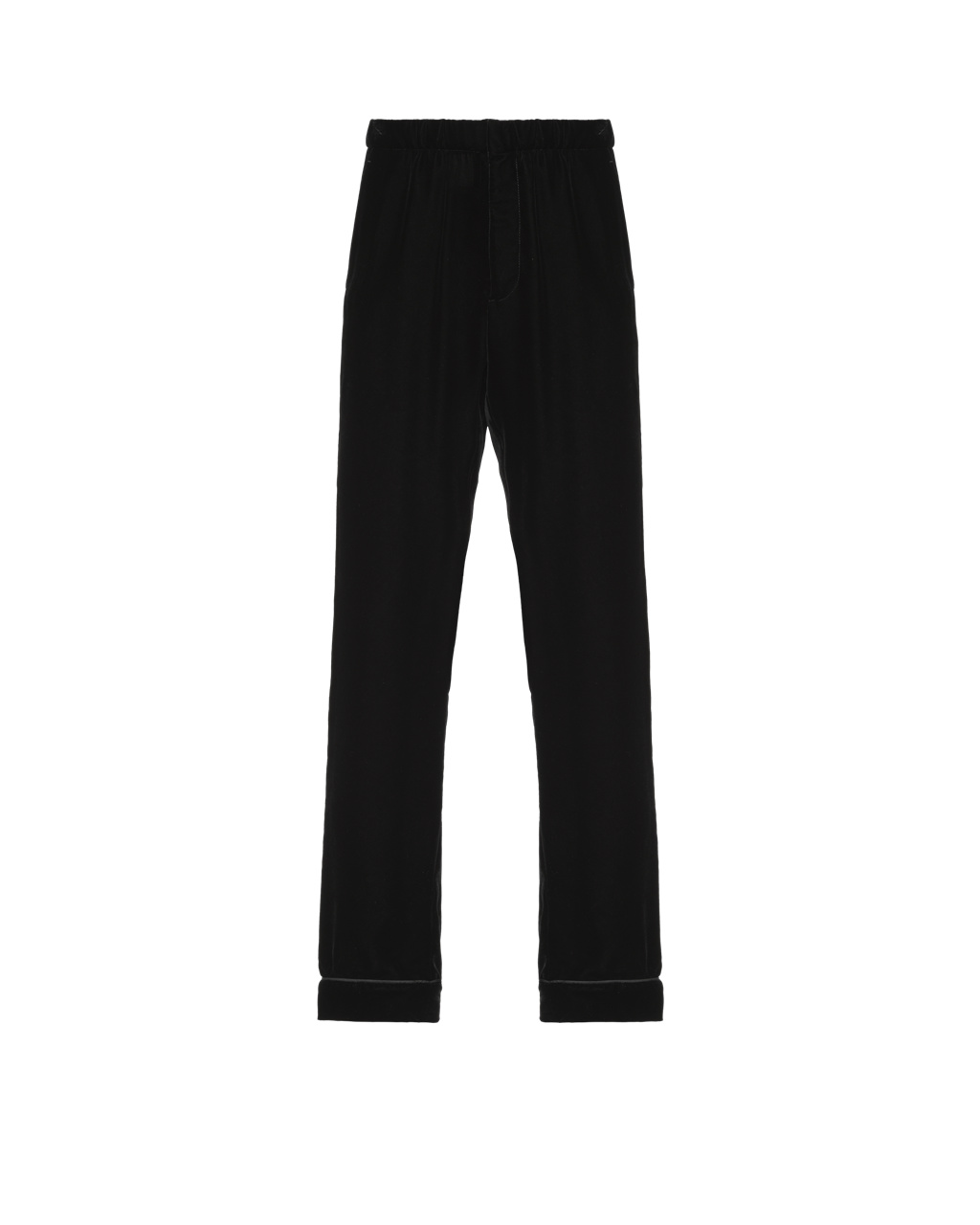 Prada Velvet Pants Black | 9584FAGOB