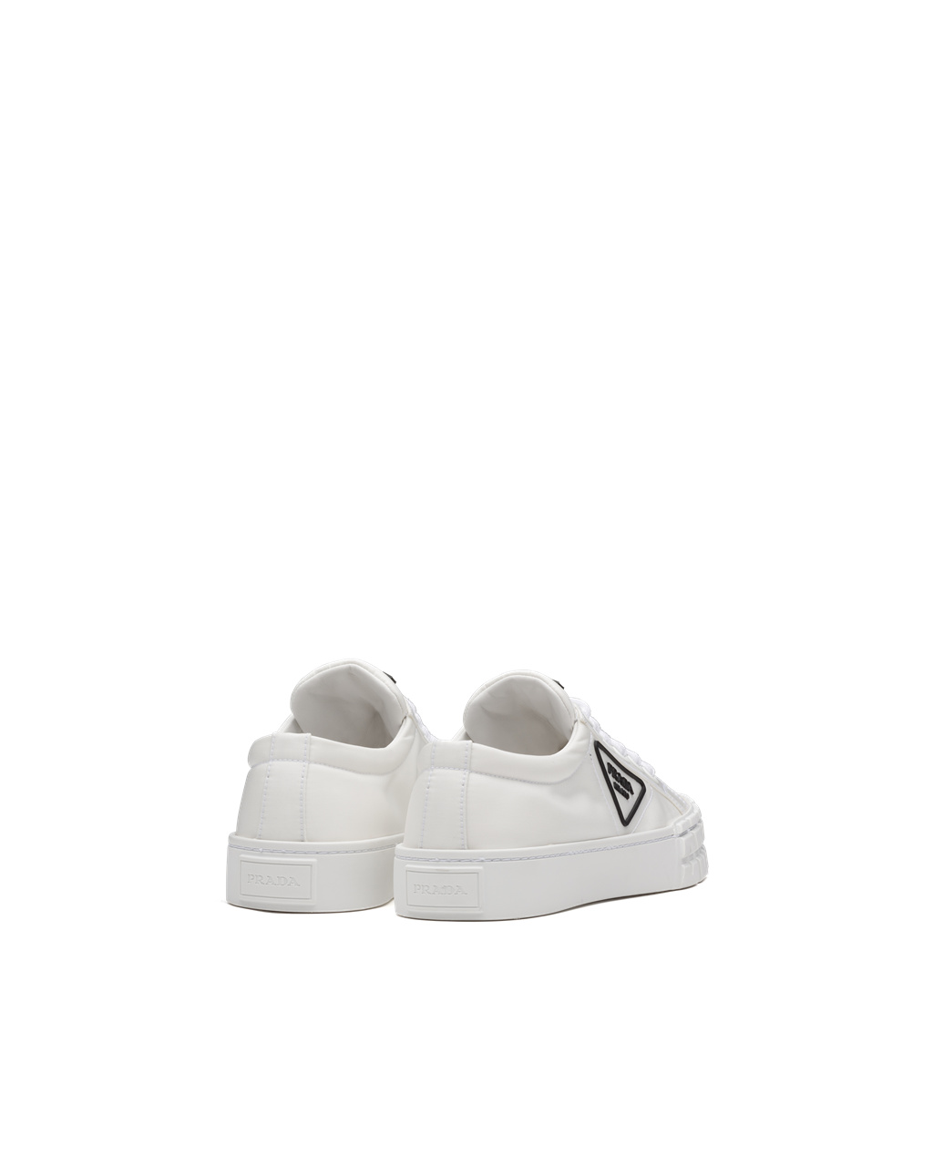 Prada Wheel Re-nylon Gabardine Sneakers White | 4891TKGQU