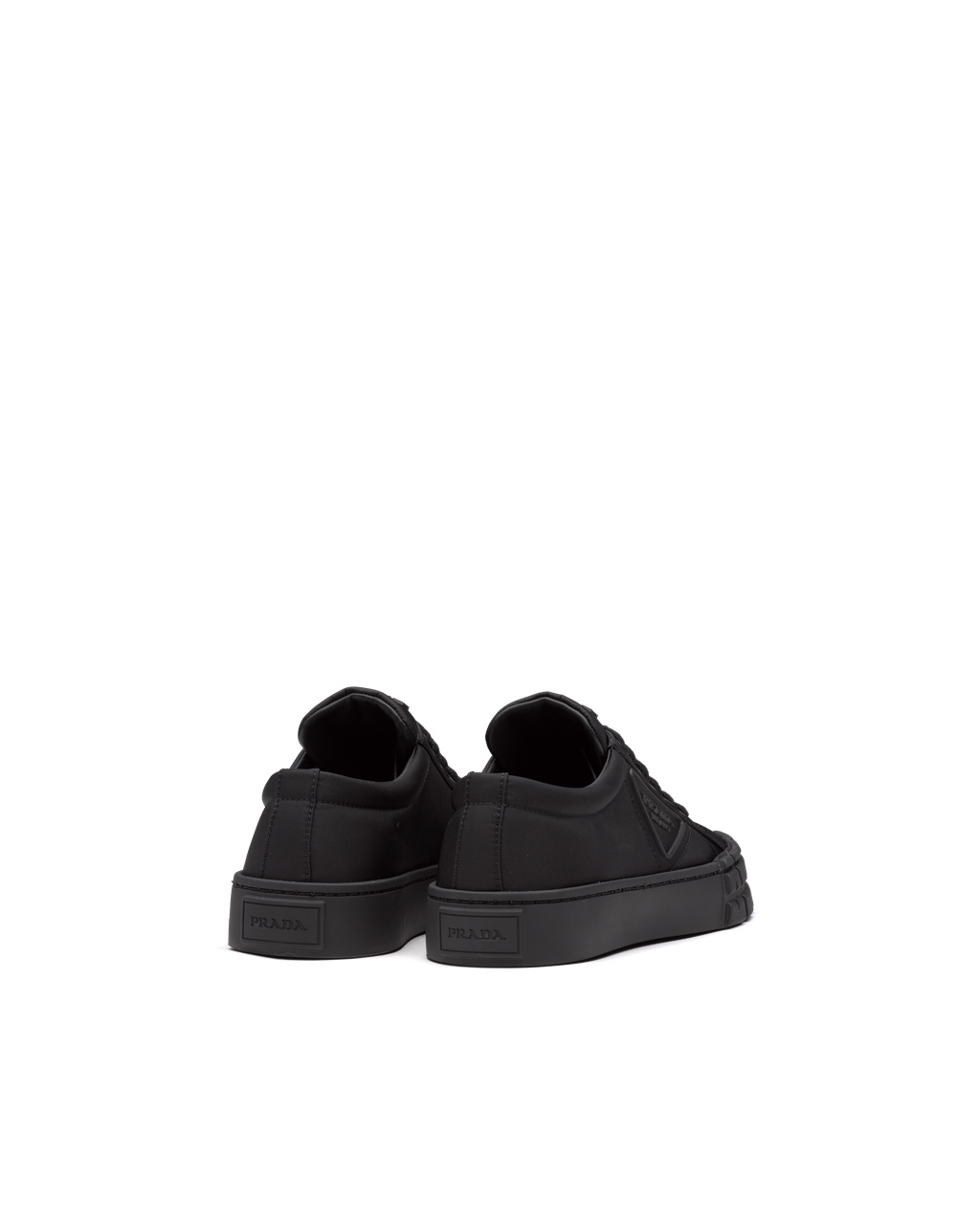 Prada Wheel Re-nylon Gabardine Sneakers Black | 6412HYQOC