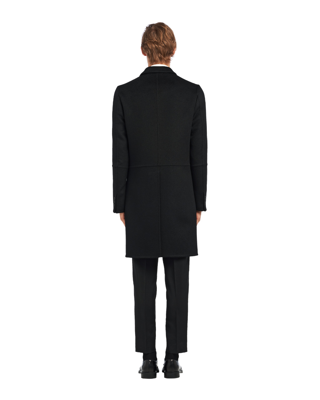 Prada Wool And Angora Coat Black | 6805KXWAZ