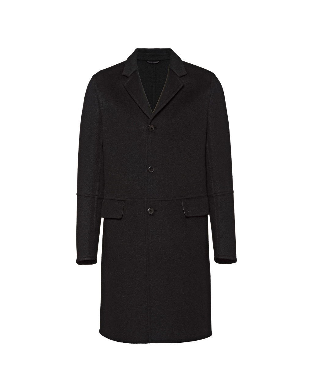 Prada Wool And Angora Coat Black | 6805KXWAZ