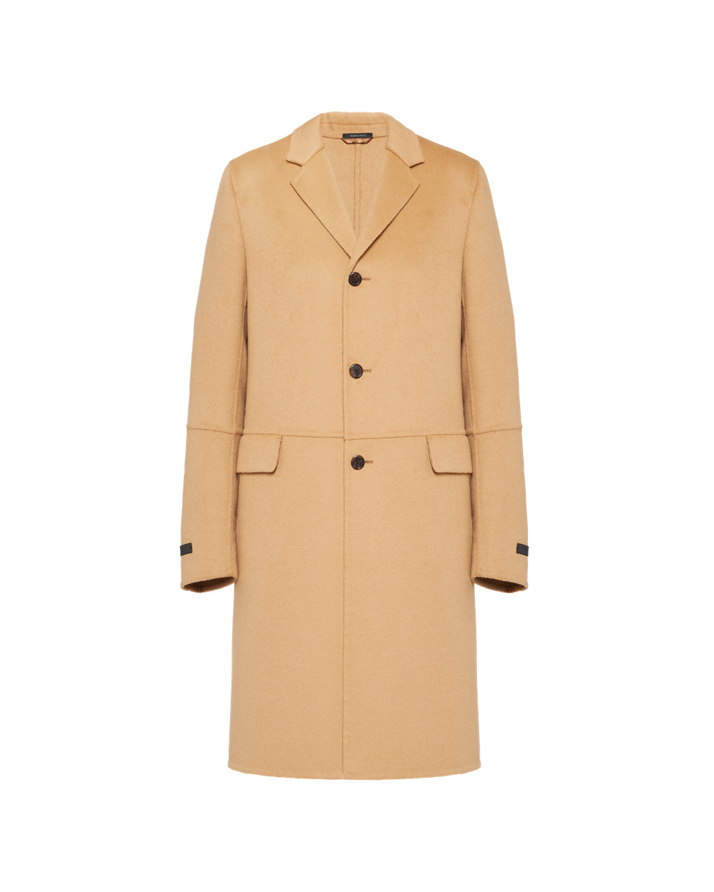 Prada Wool And Angora Coat Camel Brown | 2916GIHFW