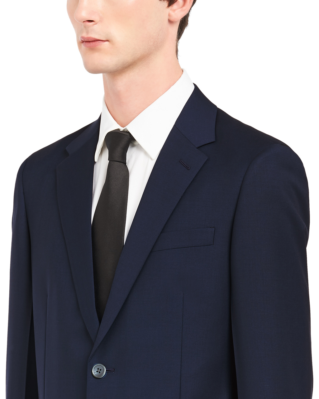 Prada Wool And Mohair Single-breasted Suit Navy | 9253RFXNQ