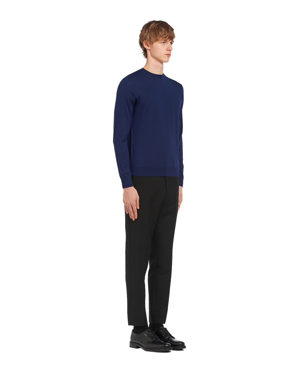 Prada Wool Sweater Baltic Blue | 5768BLDPZ