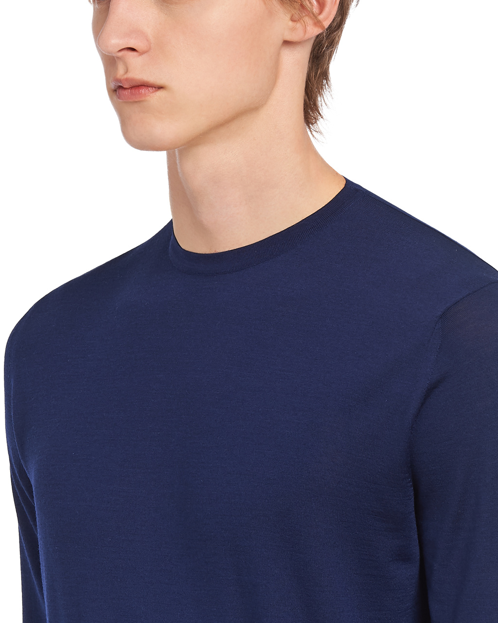 Prada Wool Sweater Baltic Blue | 5768BLDPZ