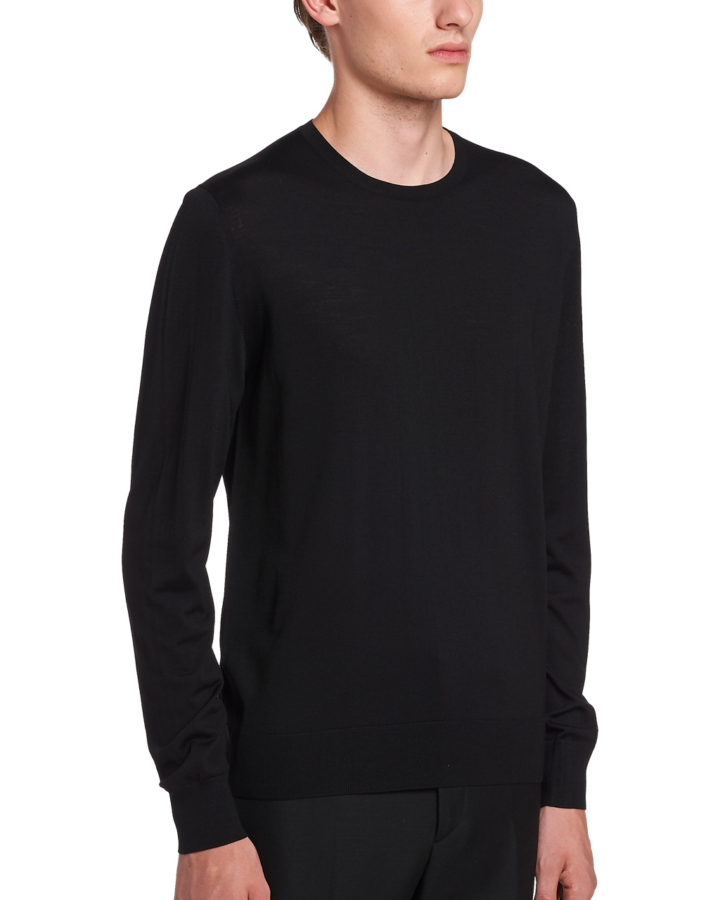 Prada Wool Sweater Black | 8479KNODZ