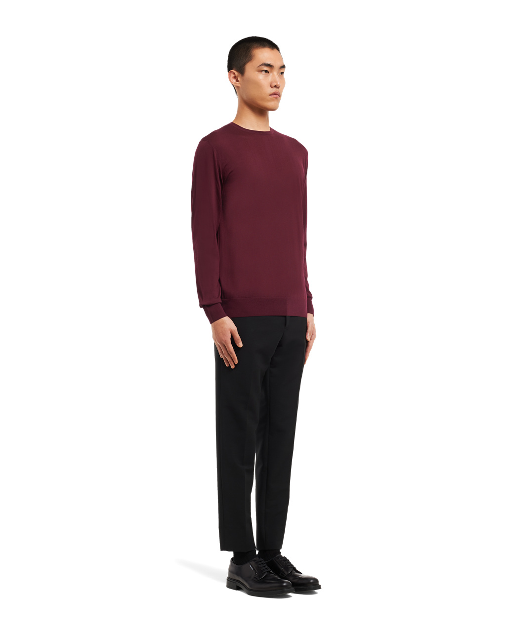 Prada Wool Sweater Burgundy | 1265LSUXZ