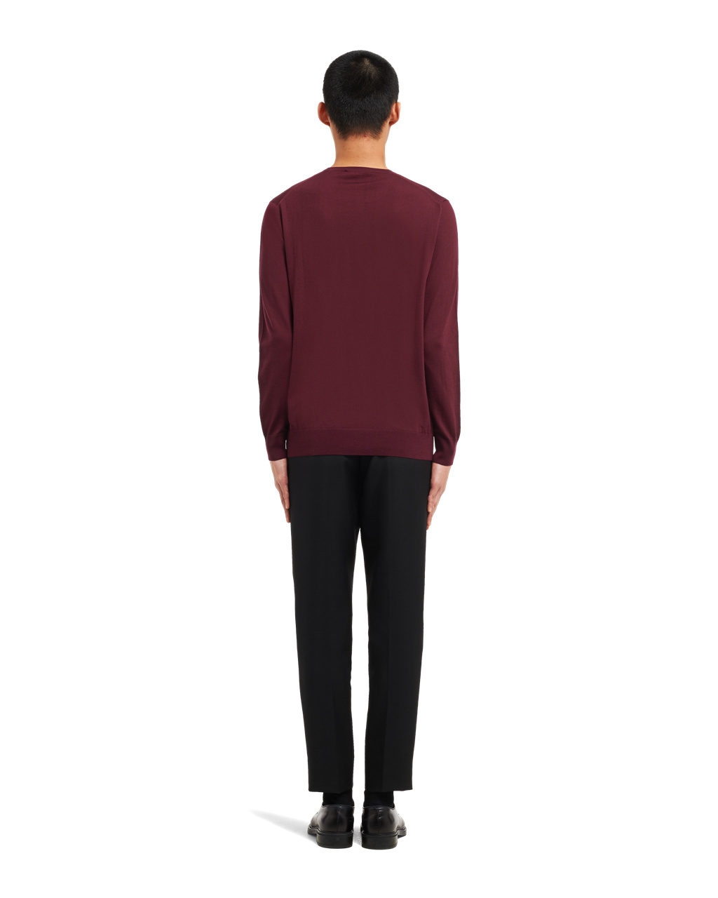 Prada Wool Sweater Burgundy | 1265LSUXZ