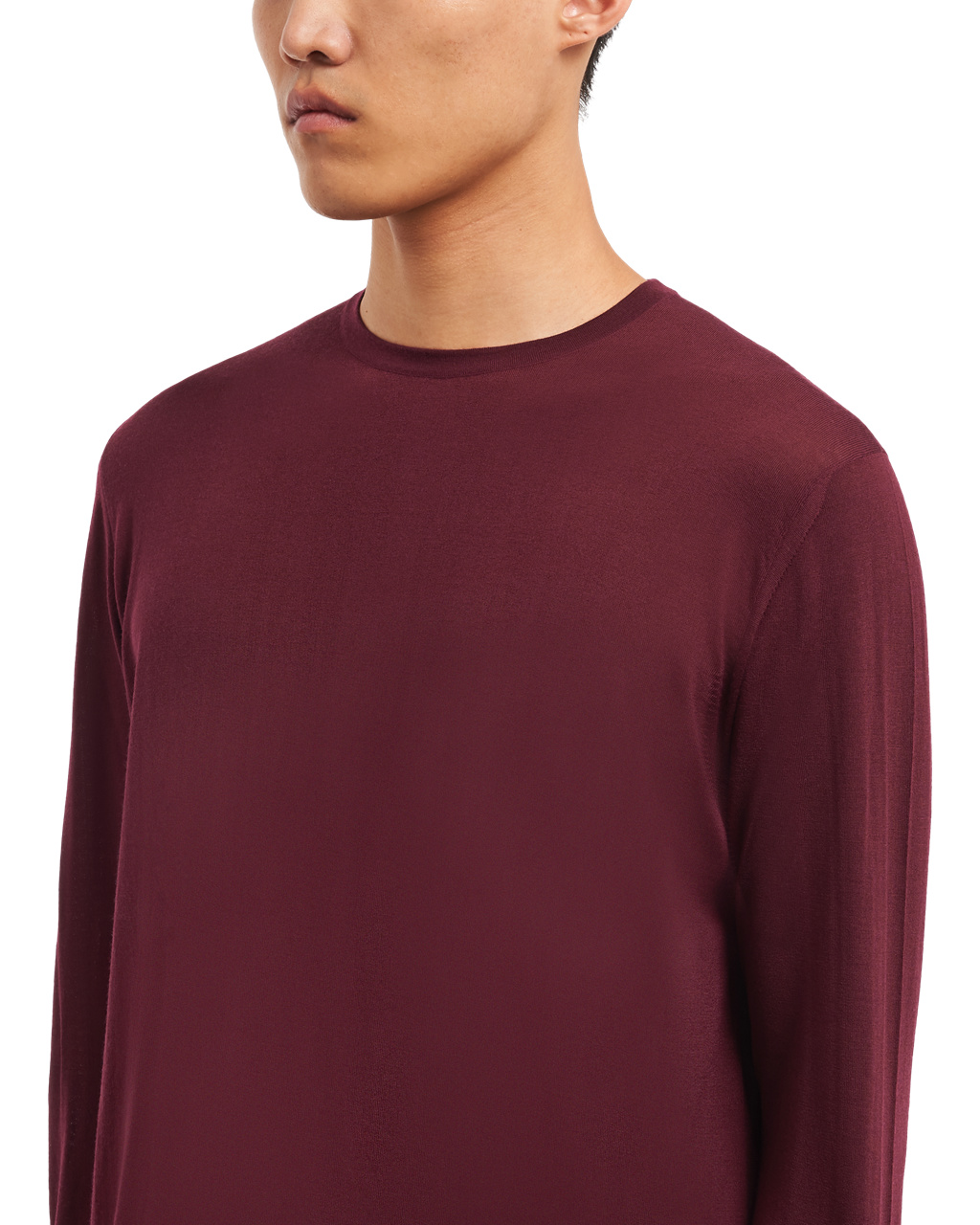 Prada Wool Sweater Burgundy | 1265LSUXZ