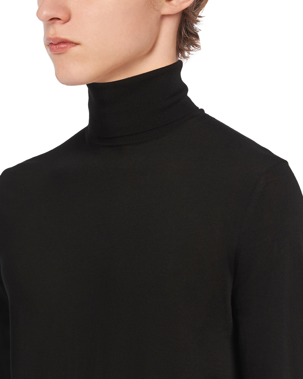 Prada Wool Turtleneck Black | 5718RWODS