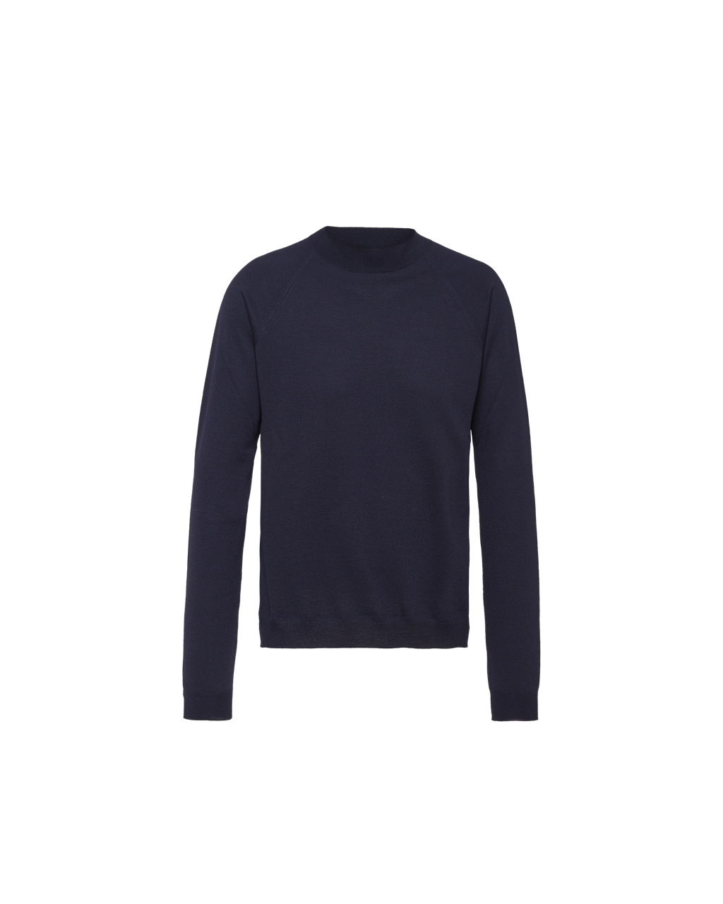 Prada Worsted Wool Turtleneck Sweater Navy | 6248AKNEF