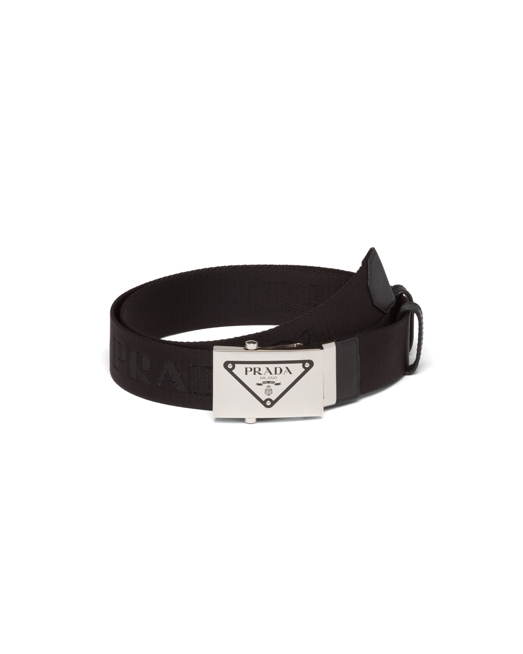 Prada fabric belt hotsell