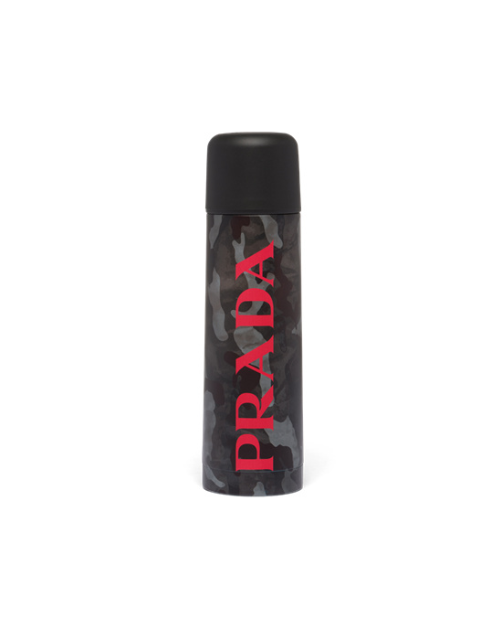 Prada 500 Ml Stainless Steel Water Bottle Grey / Camouflage | 5712EIDZW