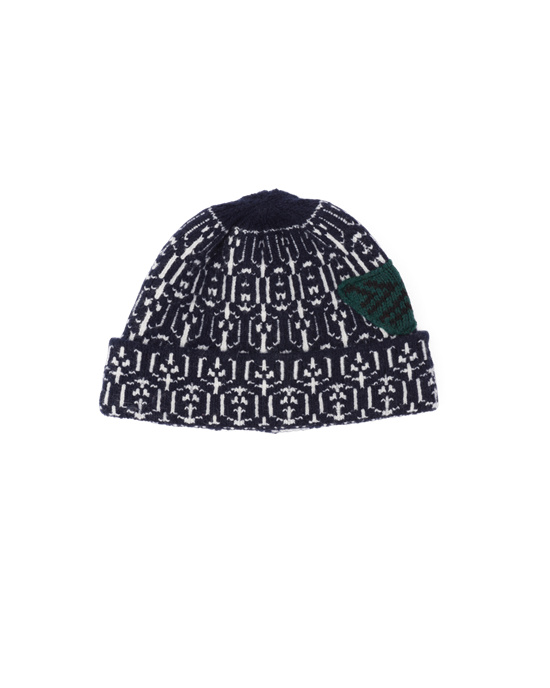 Prada Cashmere And Wool Beanie Navy | 1390STKEH