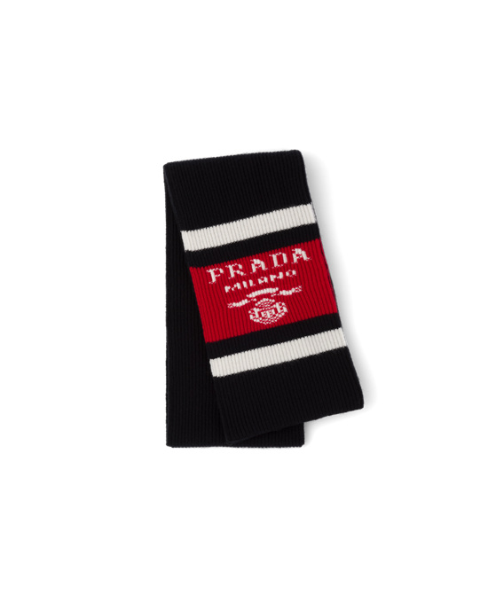 Prada Cashmere Scarf Black | 0924EWLVH