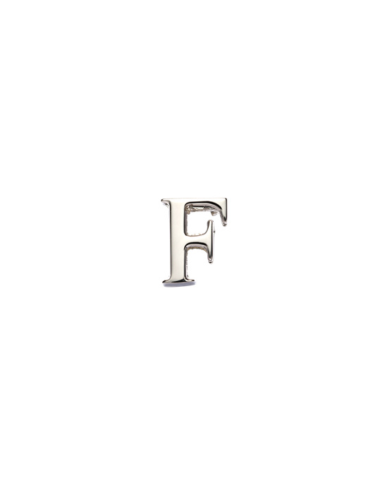 Prada My Character Sliding Metal Letter Polished Steel | 1037BHQPI