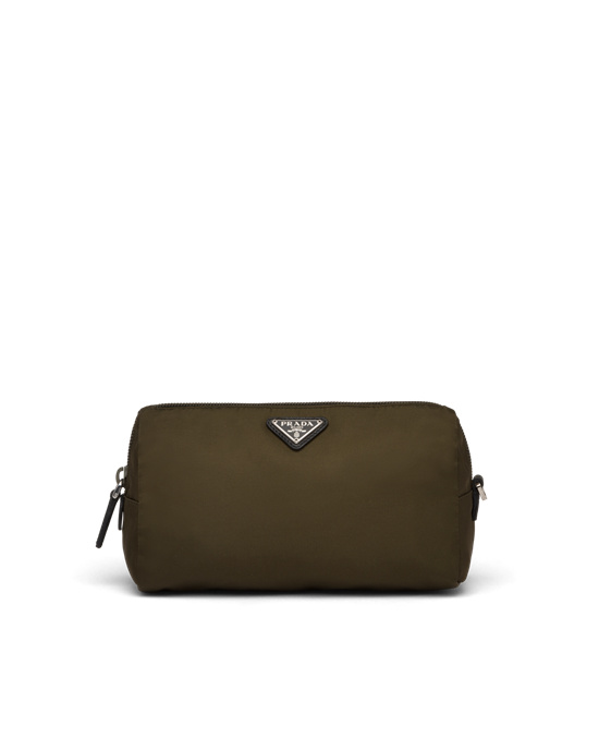 Prada Nylon Pouch Camouflage Green | 5847FBURW