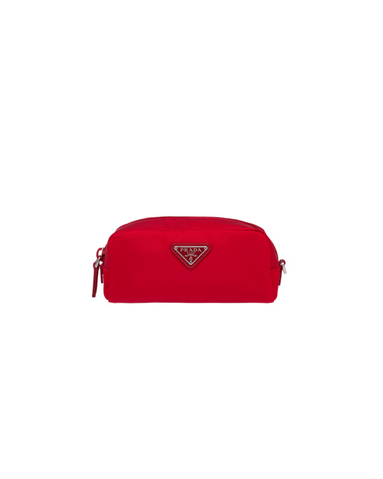 Prada Nylon Pouch Red | 5863QBKEG