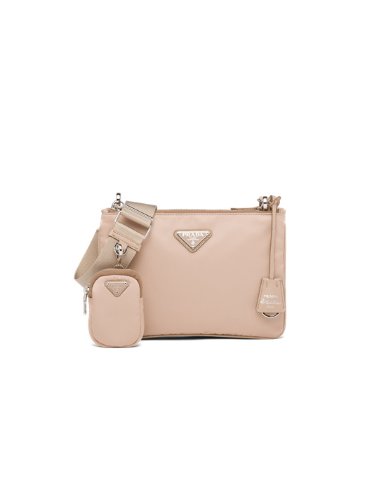 Prada Nylon Re-edition 2000 Shoulder Bag Cameo Beige | 5468SKOQN