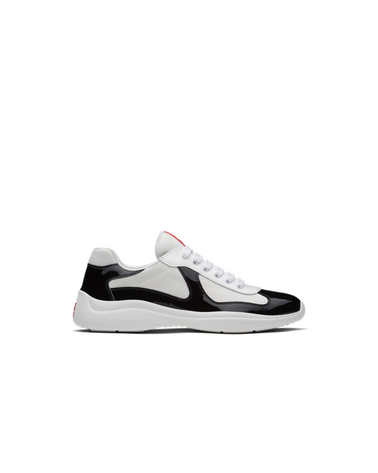 Prada Prada America's Cup Sneakers Black / White | 6539HQVYL