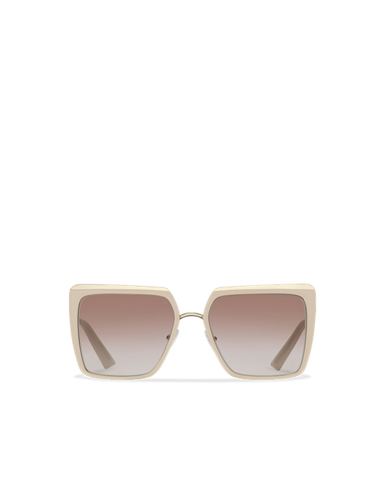 Prada Prada Cinéma Sunglasses Squared Gradient Coffee To Ivory Lenses | 0271LCFTJ