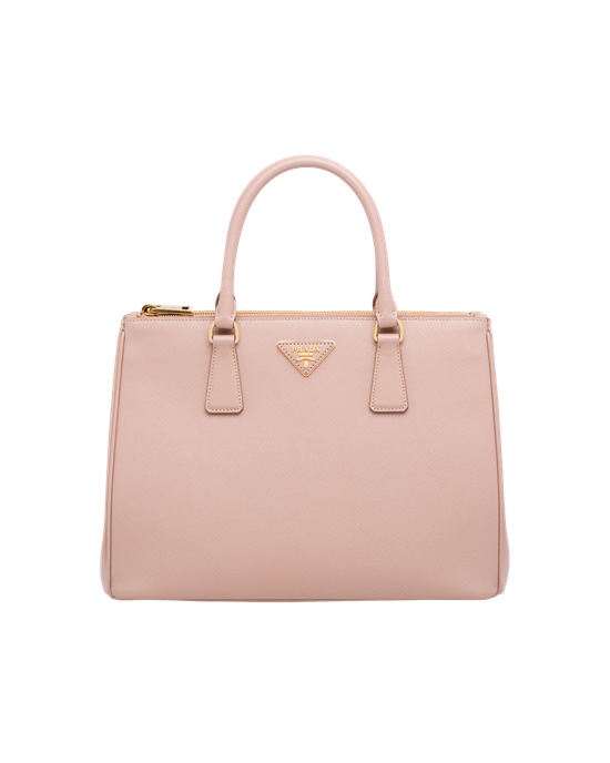 Prada Prada Galleria Saffiano Leather Large Bag Powder Pink | 7504CJMRF