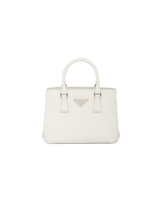 Prada Prada Galleria Saffiano Leather Mini-bag White | 7153CQTMF