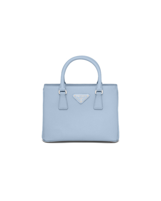 Prada Prada Galleria Saffiano Leather Mini-bag Celeste | 8142GENRB