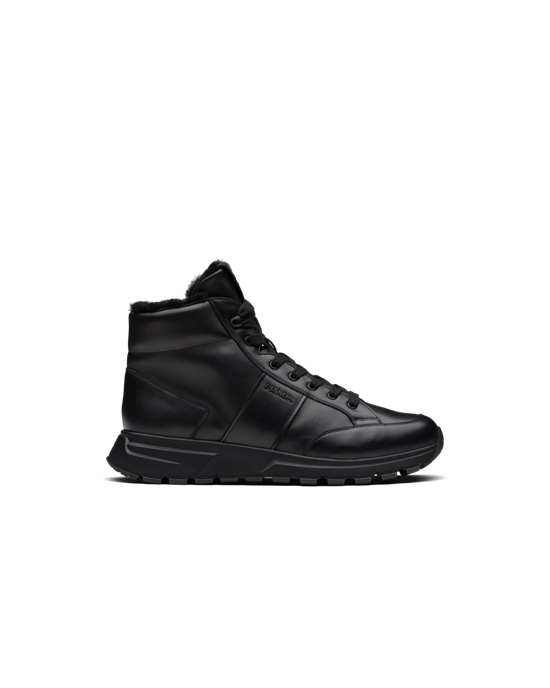 Prada Prada Prax 01 High-top Sneakers Black | 9462SOUHA