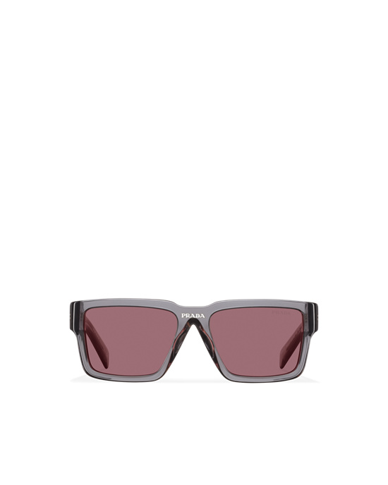 Prada Prada Runway Sunglasses Squared Cherry Lenses | 5621WDQZS