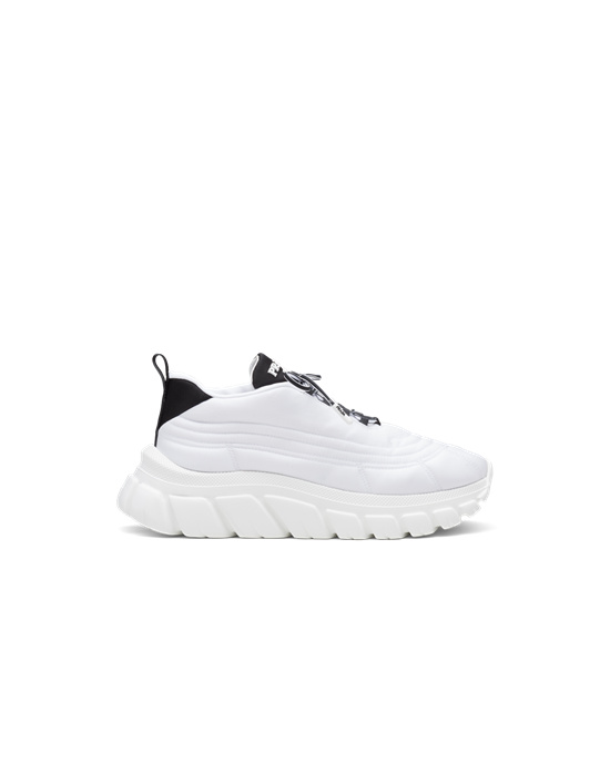 Prada Prada Rush Gabardine Re-nylon Sneakers White / Black | 8369USDLF