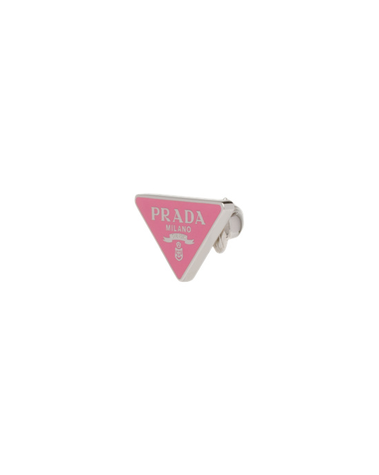 Prada Prada Symbole Clip Right Earring Begonia Pink | 9410DUCFX