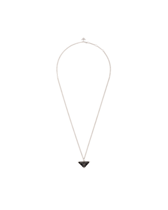 Prada Prada Symbole Necklace Black | 5094CDQLA