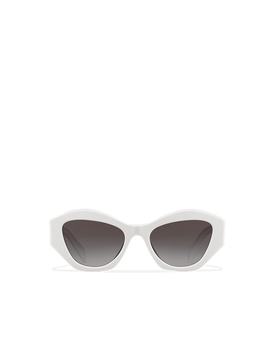 Prada Prada Symbole Sunglasses Cat-eye Gradient Slate Gray To Light Blue Lenses | 5081PNYMK