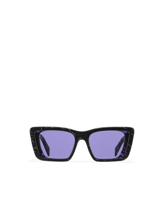 Prada Prada Symbole Sunglasses Squared Purple Lenses | 8374TCSUV