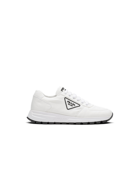 Prada Prax 01 Re-nylon Gabardine Sneakers White | 6253DFQEU