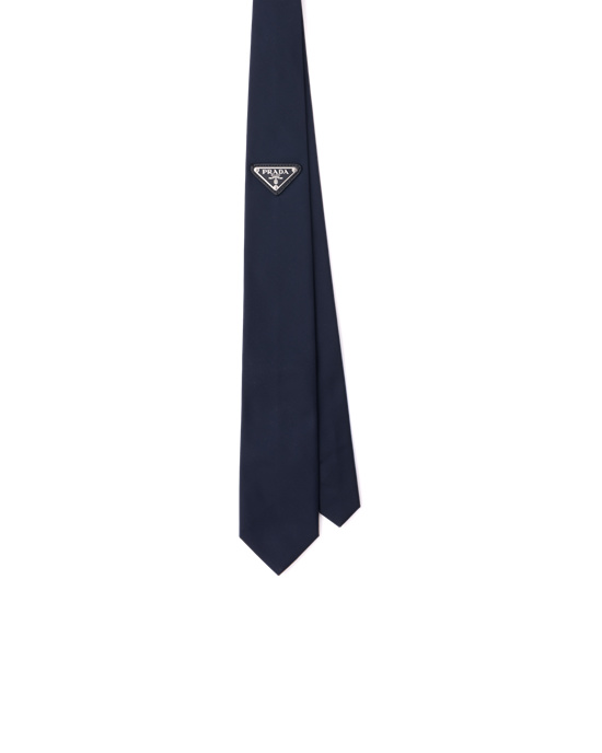 Prada Re-nylon Gabardine Tie Blue | 8549BHNIK