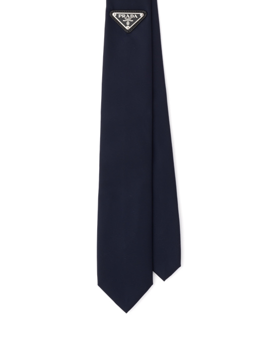 Prada Re-nylon Gabardine Tie Navy | 3802NUDBE